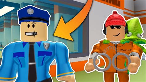 Arresting A Cop As A Prisoner Roblox Jailbreak YouTube