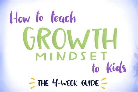 How To Teach Growth Mindset To Children Big Life Journal