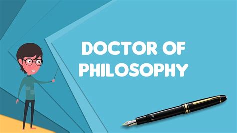 What Is Doctor Of Philosophy Explain Doctor Of Philosophy Define Doctor Of Philosophy YouTube
