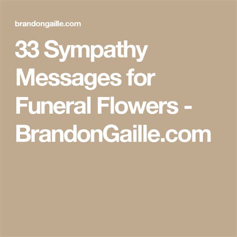 33 Sympathy Messages For Funeral Flowers Funeral Flower Messages