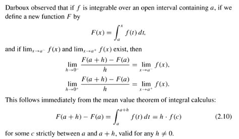 Math Mean Value Theorem For Riemann Integrable Functions Math