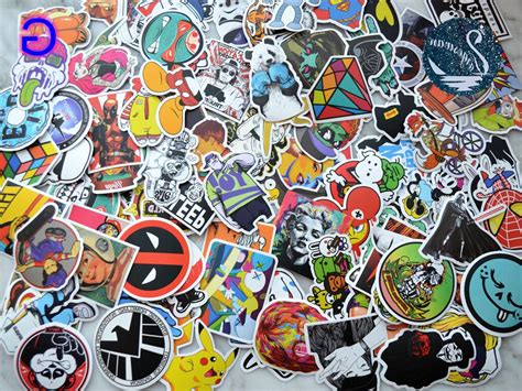 100pcs Graffiti Bomb Vinyl Decals Dope Car Skateboard