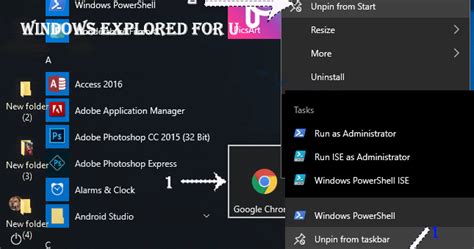 Semeurbak How To Unpin An App From Start Menu Or Taskbar In Windows 10