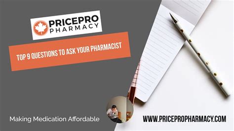 Top Questions For To Ask Your Pharmacist Youtube