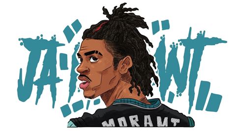 How To Draw Ja Morant Learn Drawing Painting And