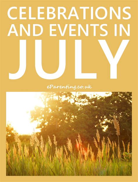 July 2021 Quirky Holidays And Unusual Celebrations