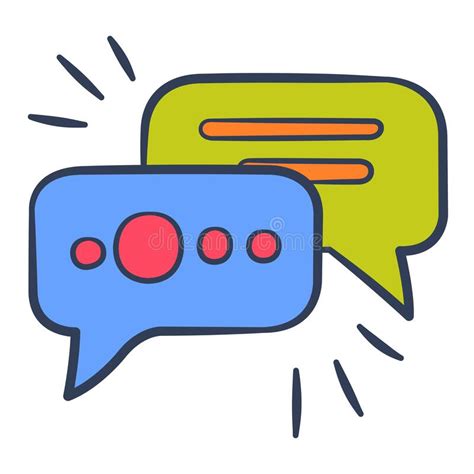 Chat Discussion Communication Message Group Thread Single Isolated Icon