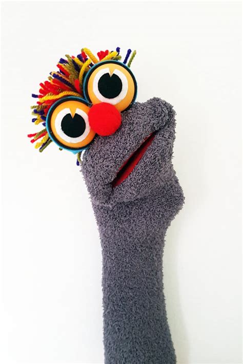 Sock Puppet Hand Puppet With Moving Mouth Fun And Education Etsy