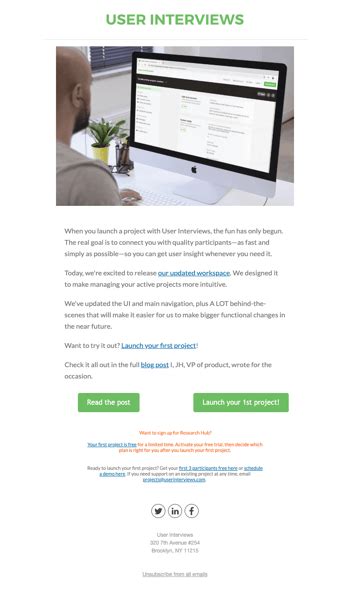 SaaS New Feature Announcement Email Templates Examples