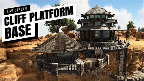 Lets Build A Cliff Platform Base Ark Survival Evolved Youtube