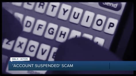 Beware Of Account Suspended Scams