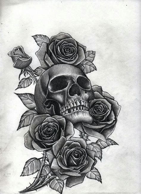Skull With Roses Tattoo Sleeve Designs Best Sleeve Tattoos Small