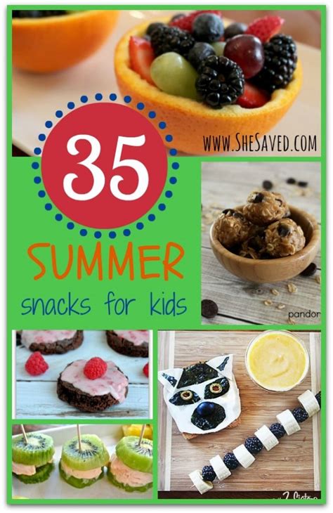 35 Summer Snacks For Kids Shesaved