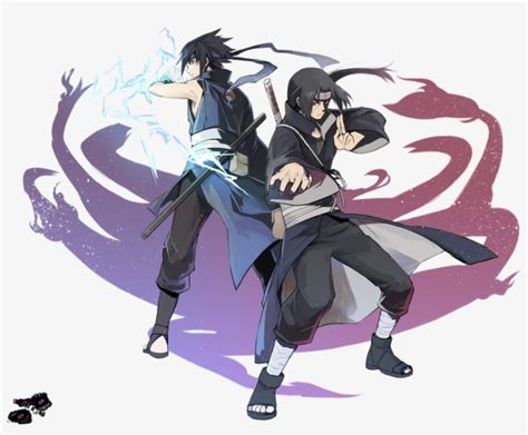 Sasuke And Itachi Render By Dragha Sasuke And Itachi Art Png Image