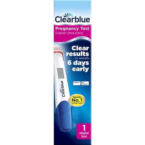 Clearblue Digital Ultra Early Pregnancy Test Each Woolworths