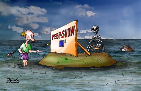 Peep Show By Besscartoon Philosophy Cartoon Toonpool