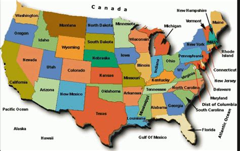 Map Of United States Travelsmapscom