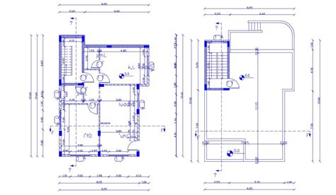 Construction House Layout Plan Working Drawing Dwg File Cadbull