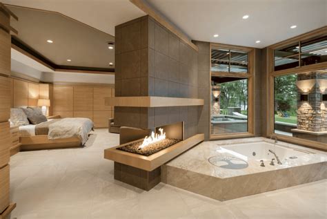 60 Primary Bathrooms With A Fireplace Photos Home Stratosphere