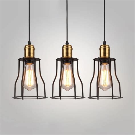 Loft Industrial Pendant Lights American Vintage Barrestaurant Lamps