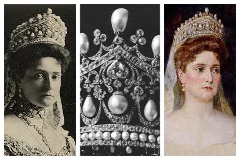 Royaltywithella Todays Tiara The Romanov Pearl Kokoshnik Tiara From