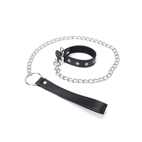 Maryxiong Pu Leather Penis Rings With Leash Sleeves Cockring Cock Ring Sandm Sex Toy For Couple