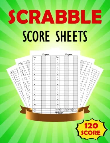 Scrabble Score Sheets Scrabble Score Sheets Pads Official Scrabble