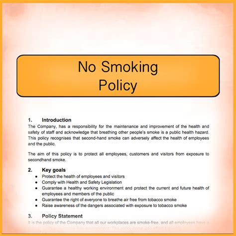 smoking policy health and safety cartridgesave