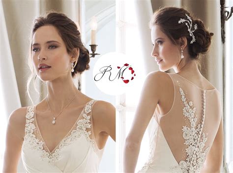 Search by silhouette, price, neckline and more. Detachable straps. Lace delicately appliqued onto tulle ...