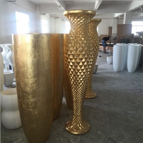 120cm Of Tall Gold Large Size Floor Vase Wedding Centerpieces Guidance