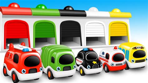 Colors For Children To Learn With Street Vehicles Colours For Kids To