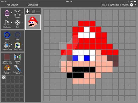 Super Mario 64 Pixel Art