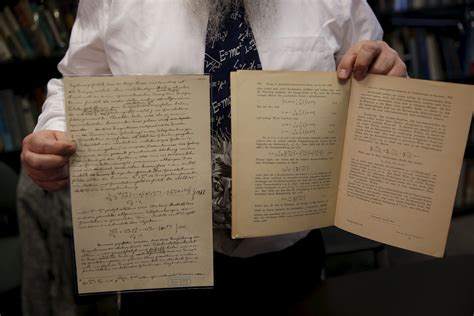 Here Are Albert Einsteins Hand Written Equations That First Predicted