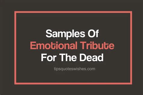 10 Steps How To Write A Tribute To A Dead Person 2024 Guide