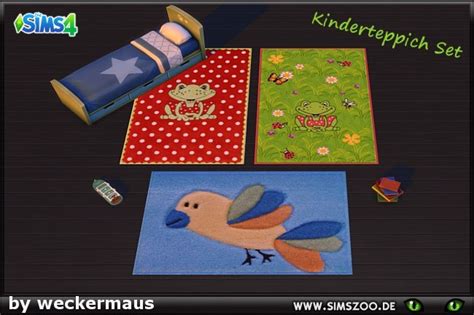 Kids Rug 03 By Weckermaus Sims 4 Decor