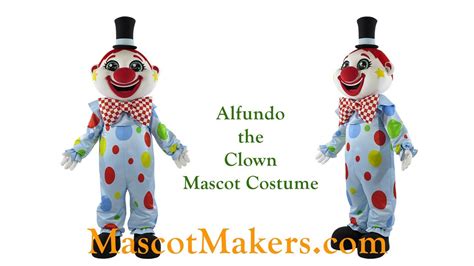 Alfundo The Clown Mascot Costume Mascot Makers Custom Mascots And