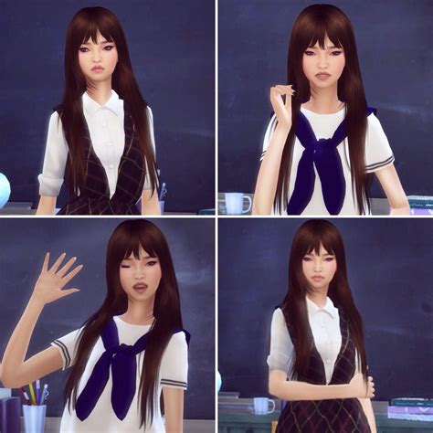 Moongalaxysims “ Sims 4 Korean Girl Download Sim Link Video Link