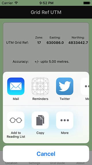 Monitoring apps to spy on your child or spouse: Grid Ref UTM App for Android, iPhone and Windows