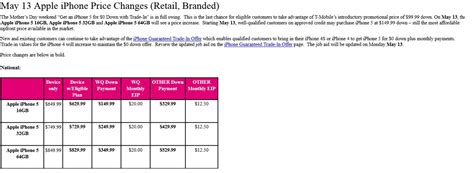 T Mobile Increases Down Payment On Iphone 5 To 149 Forgot To Tell You