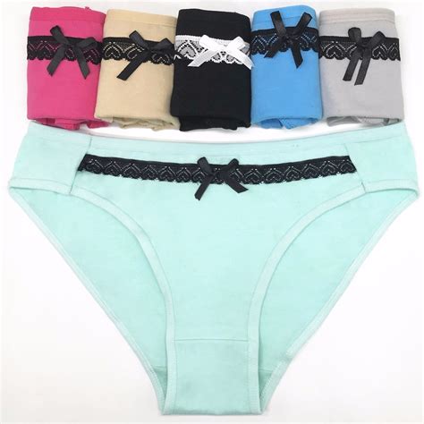 Free Shipping 5pcslot Womens Sex Panties Ladies Pants Cotton Ladies Briefs Cotton Ladies