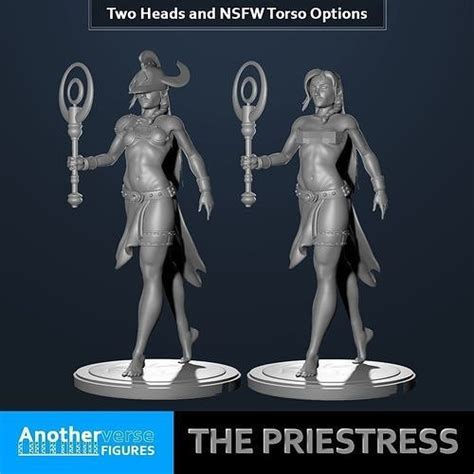 The Priestess Two Heads And Torsion Options Free 3d Model 3d