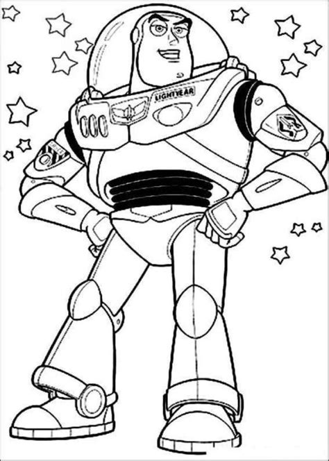 Coloring pages for children : Strong Buzz Lightyear Toy Story Coloring Pages | Toy story ...