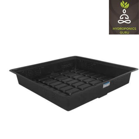 Active Aqua 3 X 3 Ft Black Flood And Drain Tray 105 X105 X18 Cm