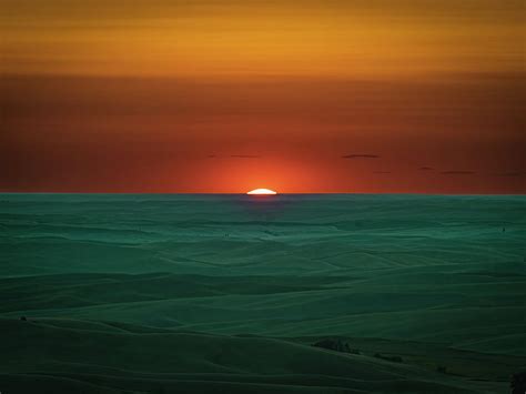 Sunset In The Palouse Photograph By David Choate Fine Art America
