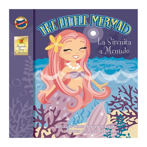 The Little Mermaid Bilingual Storybook Grade Pk 3 Cd 705305 Carson