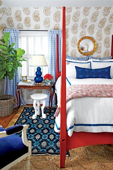 Dark red master bedroom, red color master bedroom, red master bedroom,. Beautiful Blue Bedrooms | Red master bedroom, Luxurious ...
