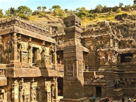 The Ancient Indian Art Architecture And Sculpture In The Caves The