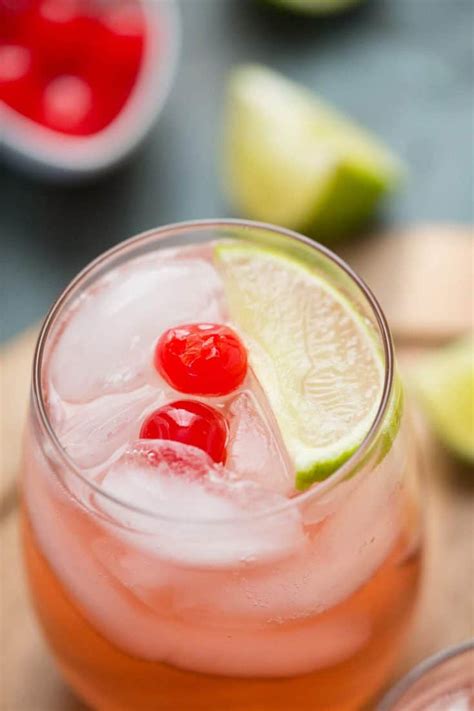 Cherry Vodka Sour Cocktail