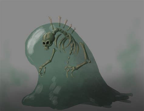 Slime Creature By Myrdah Cute Fantasy Creatures Fantasy Monster