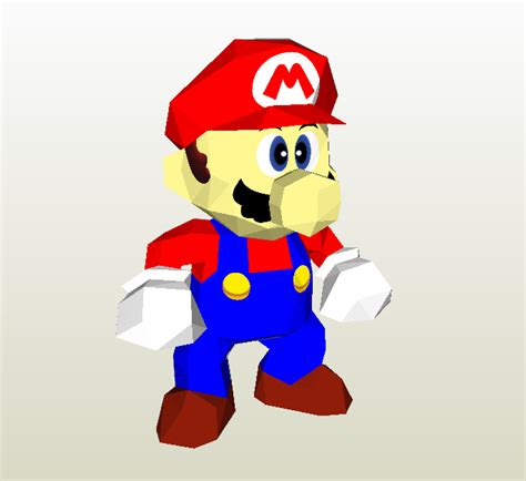 Mario 64 Papercraft Gratis Papercraft Gratis